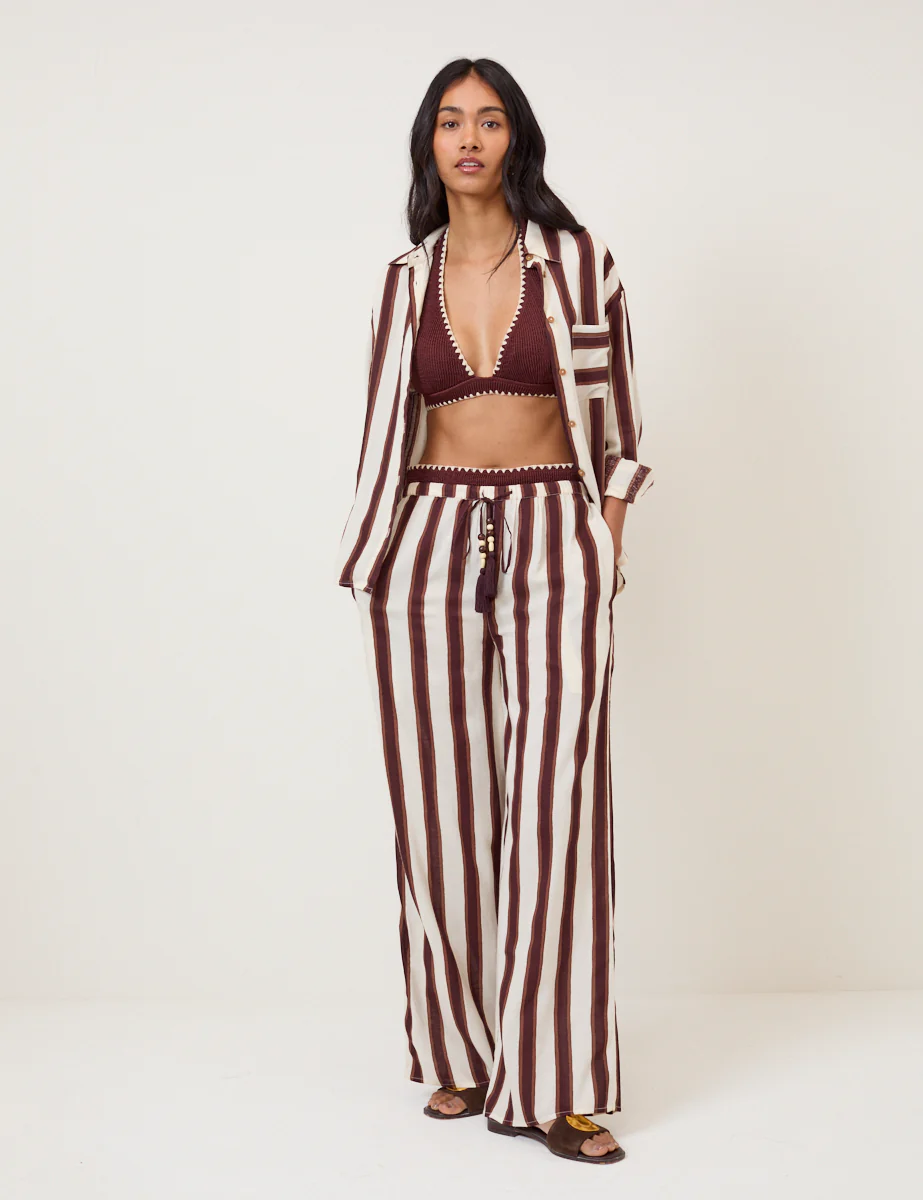 Brown Striped Shirt - Image 5