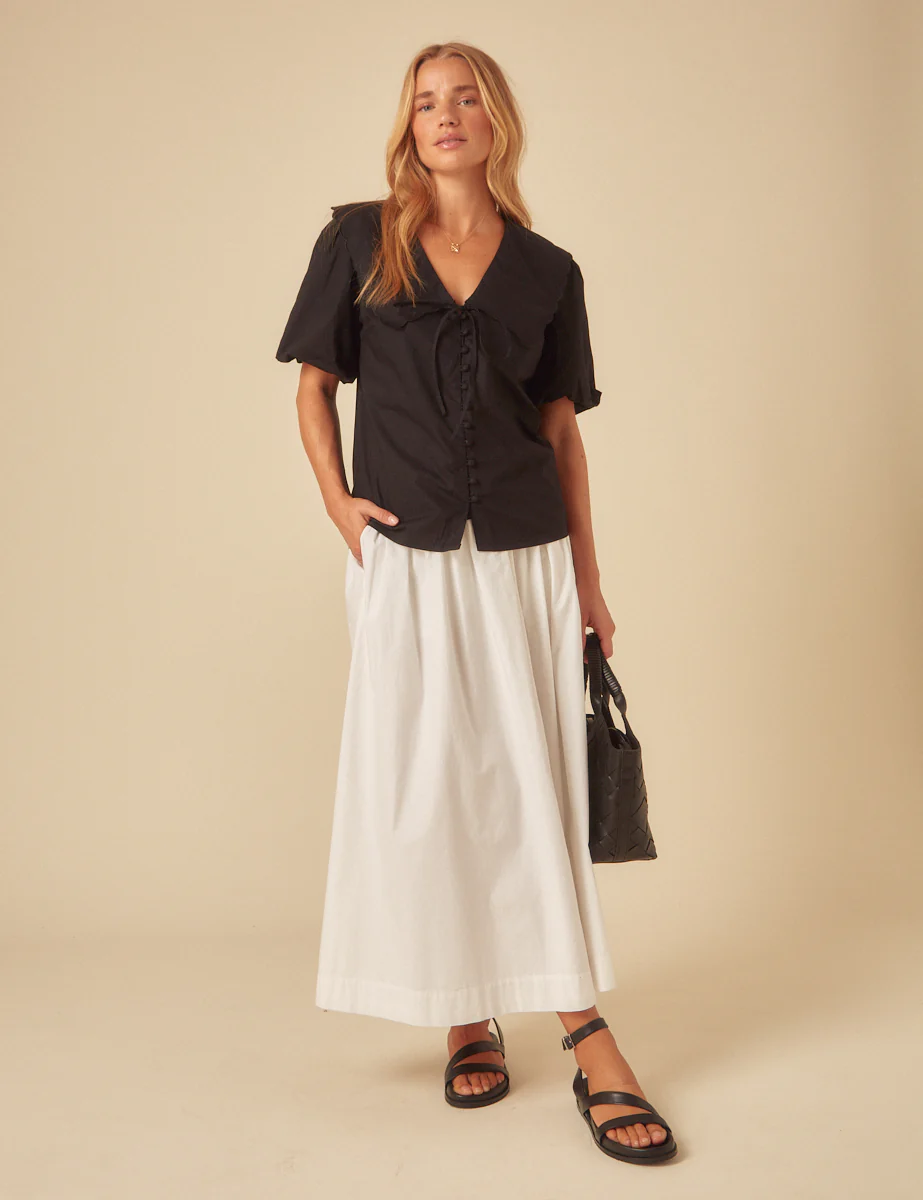 Black Birdie Blouse - Image 3