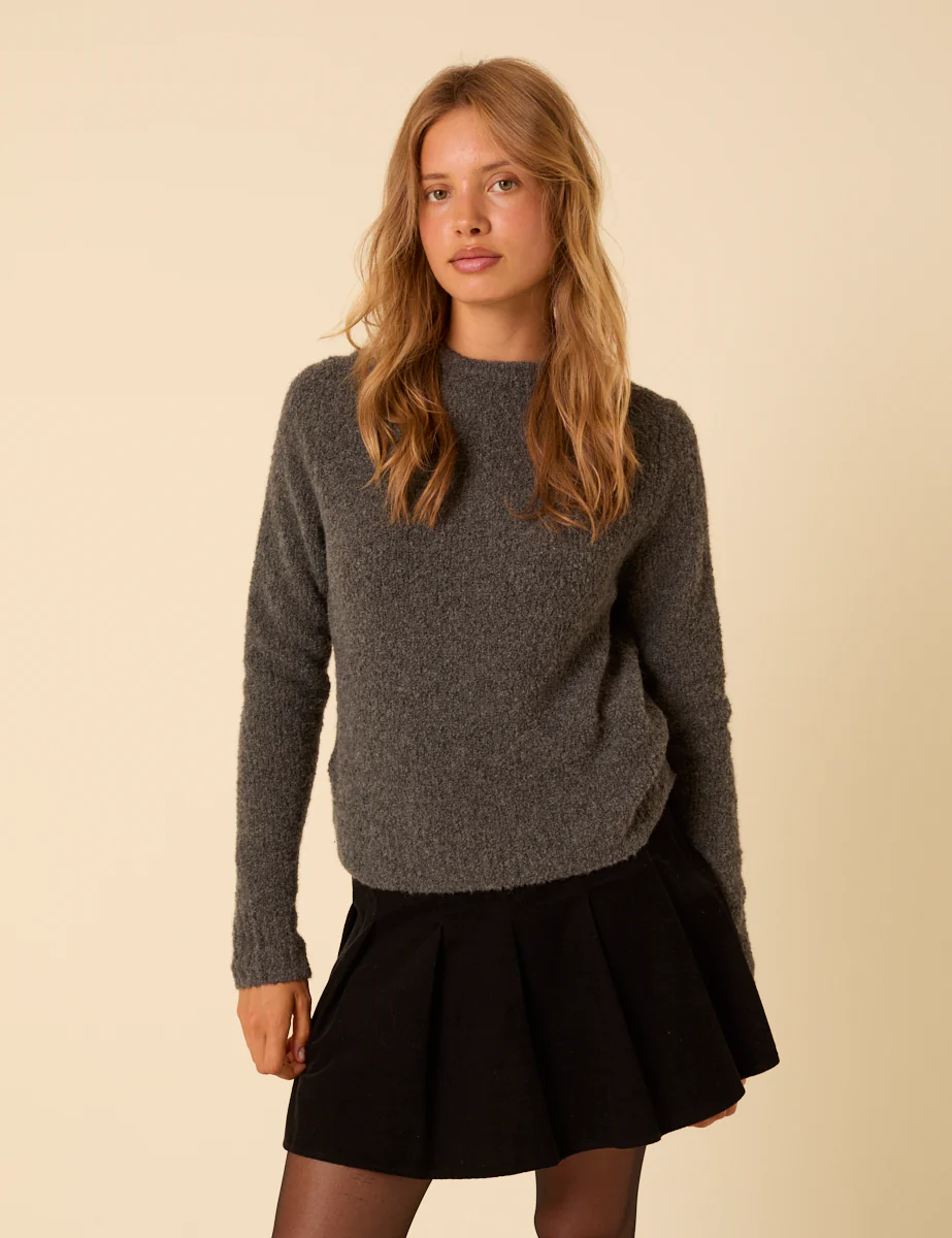 Black Box Pleated Cord Mini Skirt - Image 2