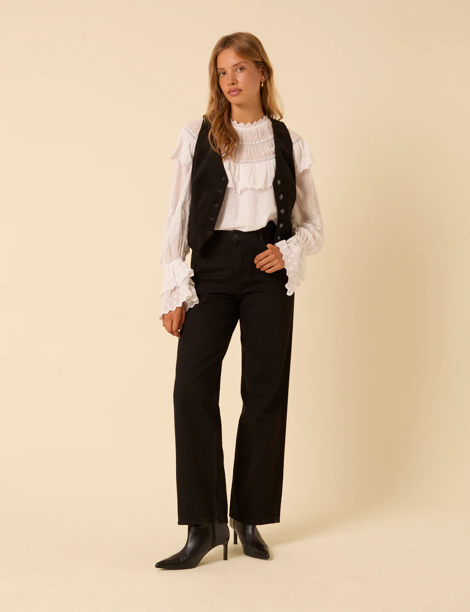 Black Cord Waistcoat - Image 4