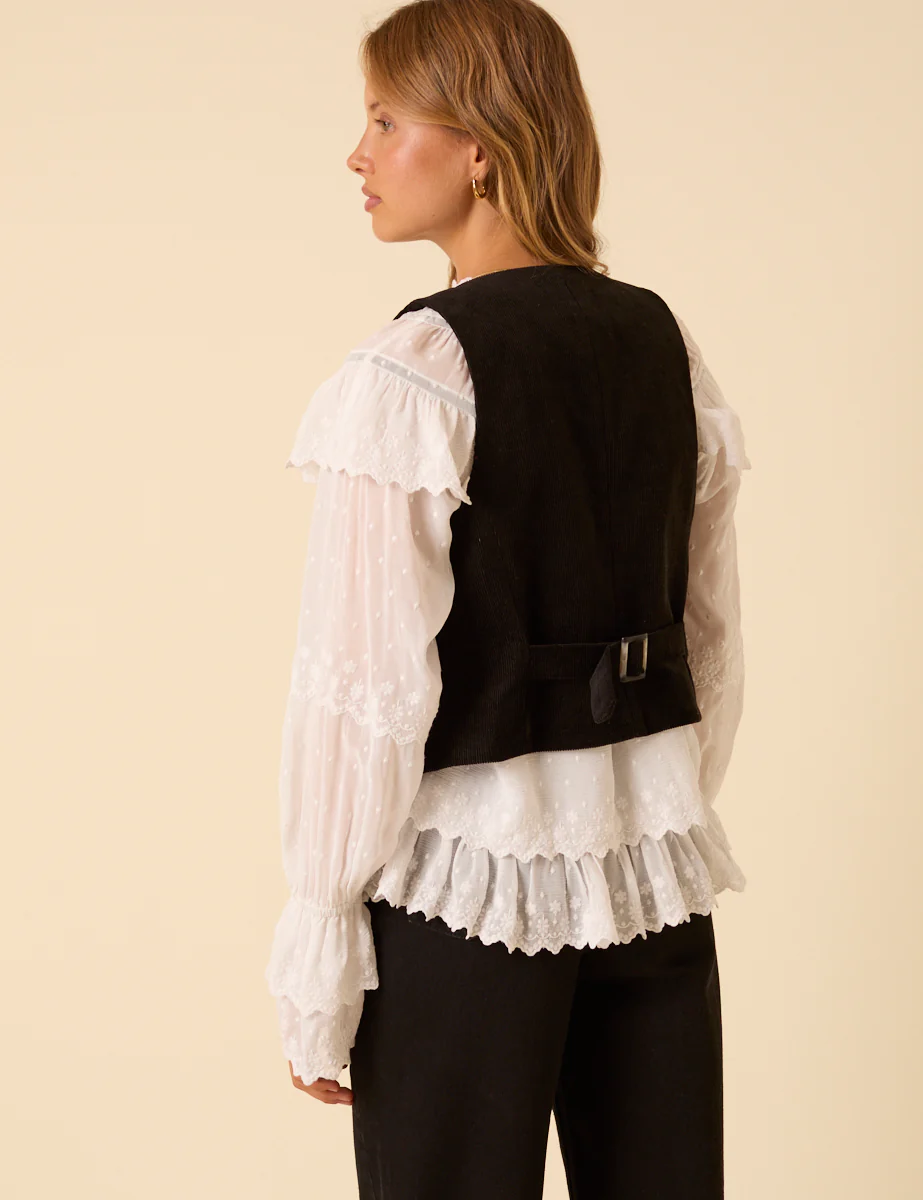 Black Cord Waistcoat - Image 5