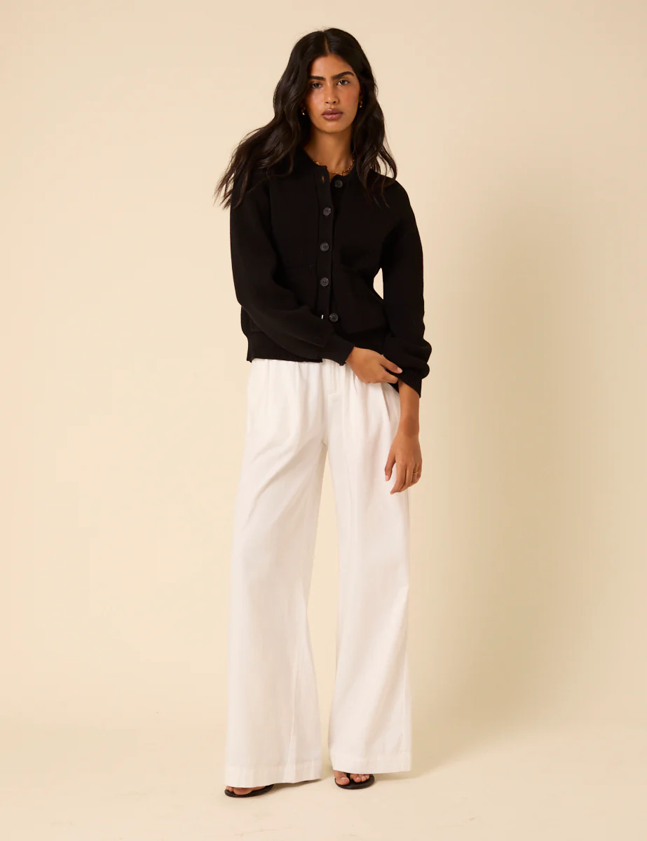 Black Knitted Cardigan - Image 2