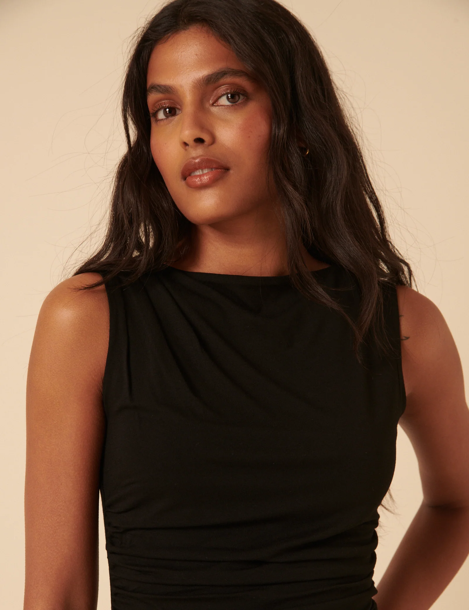 Black Ruched Top - Image 5