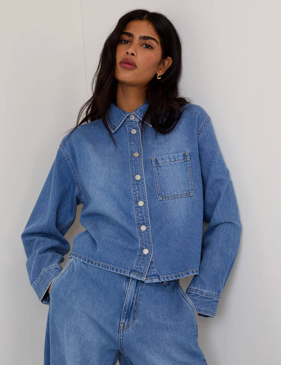 Blue Denim Shirt - Image 3