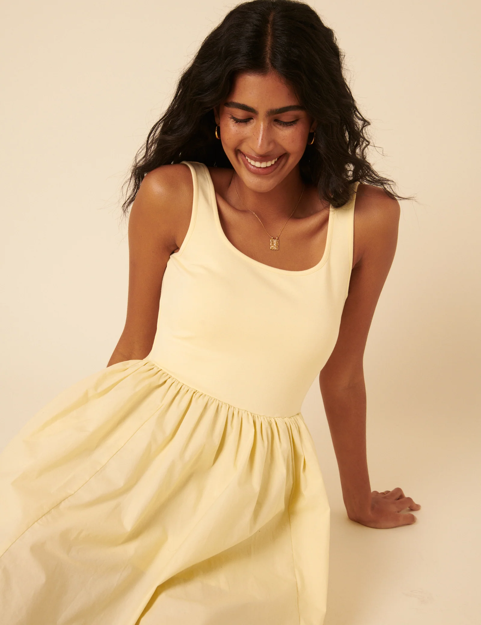 Butter Yellow Colorado Mini Dress - Image 2