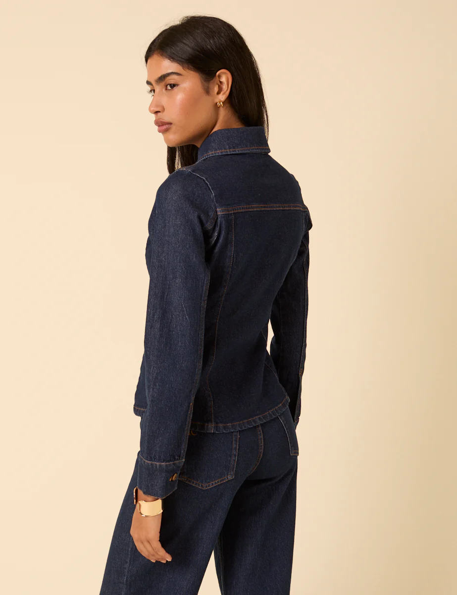 Denim Slim Fit Shirt - Image 6