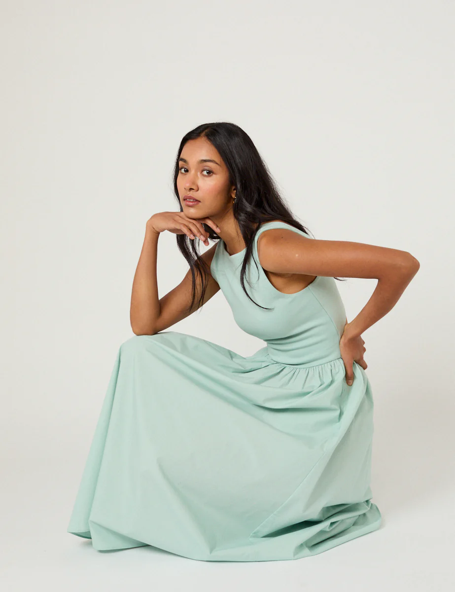 Mint Green Eliana Midi Dress - Image 4