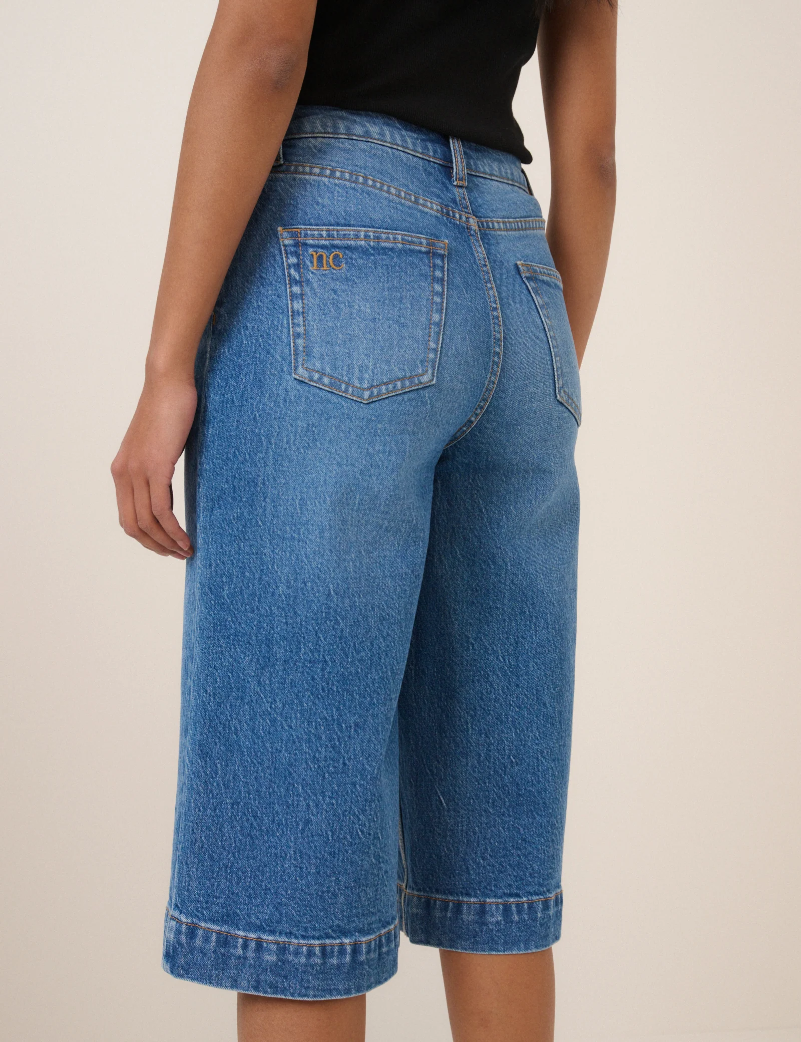 Denim Bermuda Shorts - Image 2