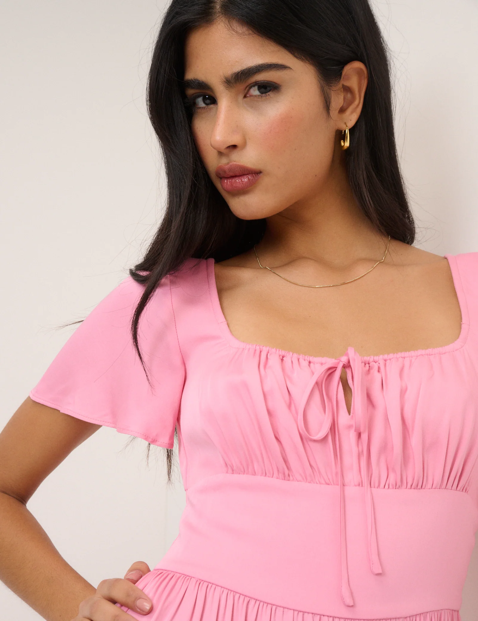 Pink Gia Midi Dress - Image 2