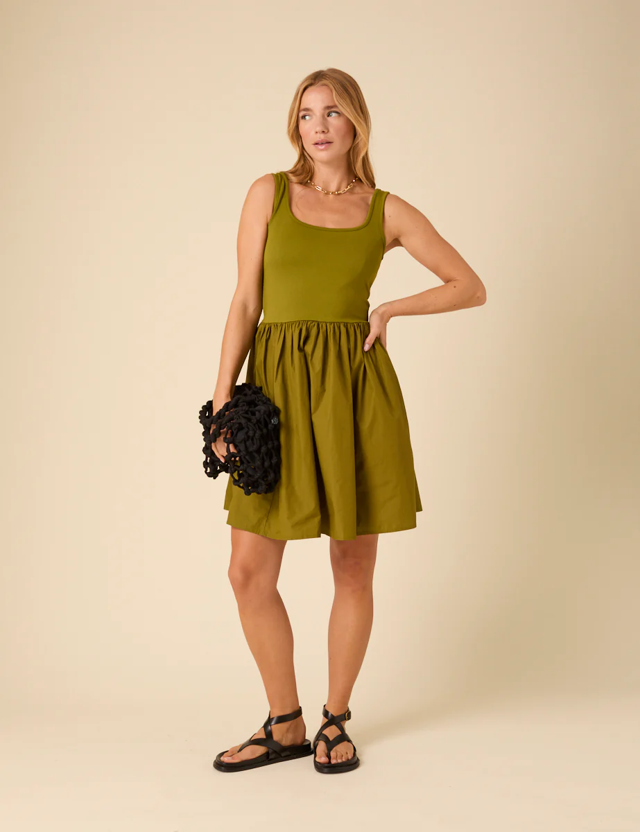 Green Colorado Mini Dress - Image 3