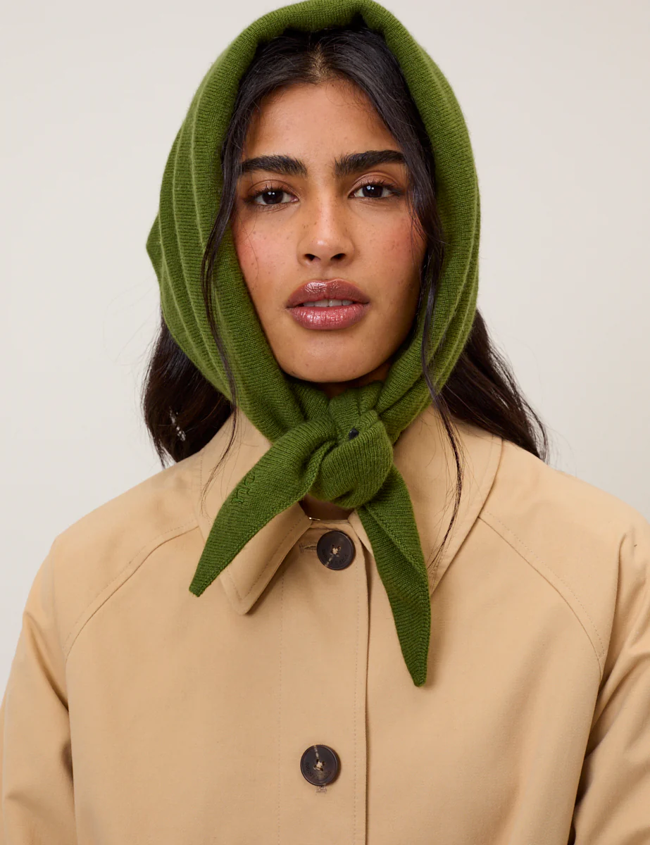 Green Triangle Scarf - Image 5
