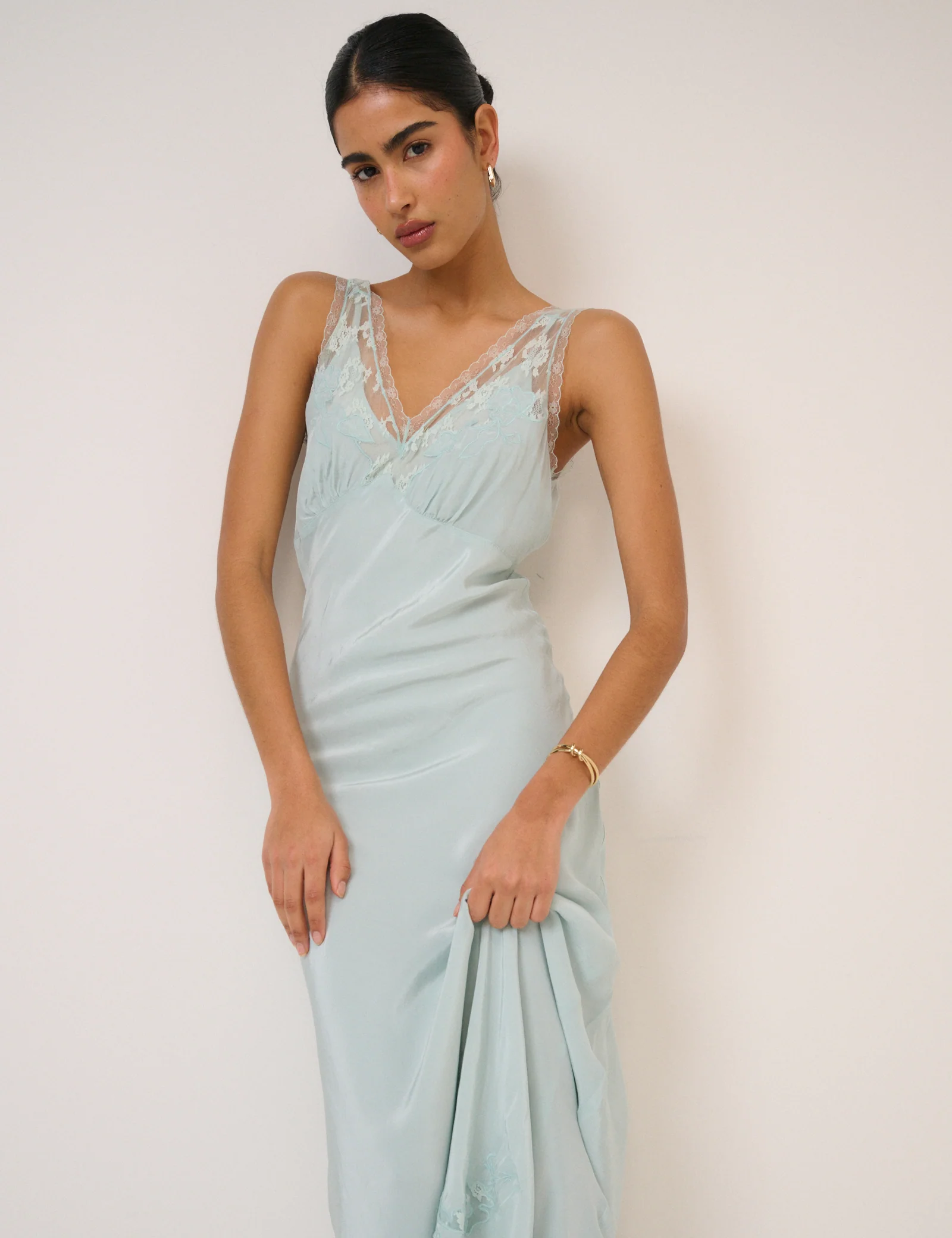 Blue Lace Lenora Maxi Dress - Image 3