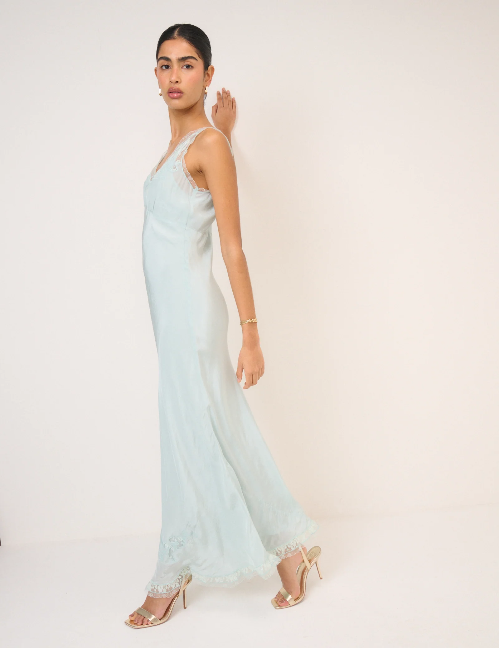 Blue Lace Lenora Maxi Dress - Image 5