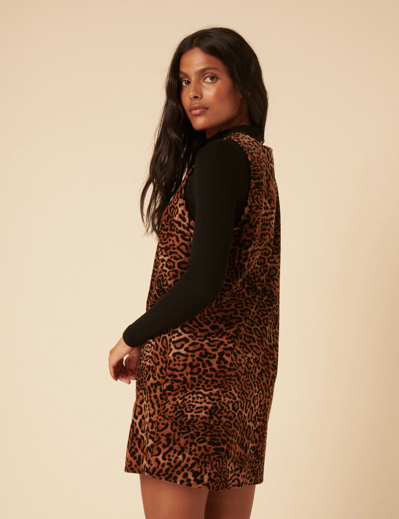 Leopard Print Piper Pinny Dress - Image 5