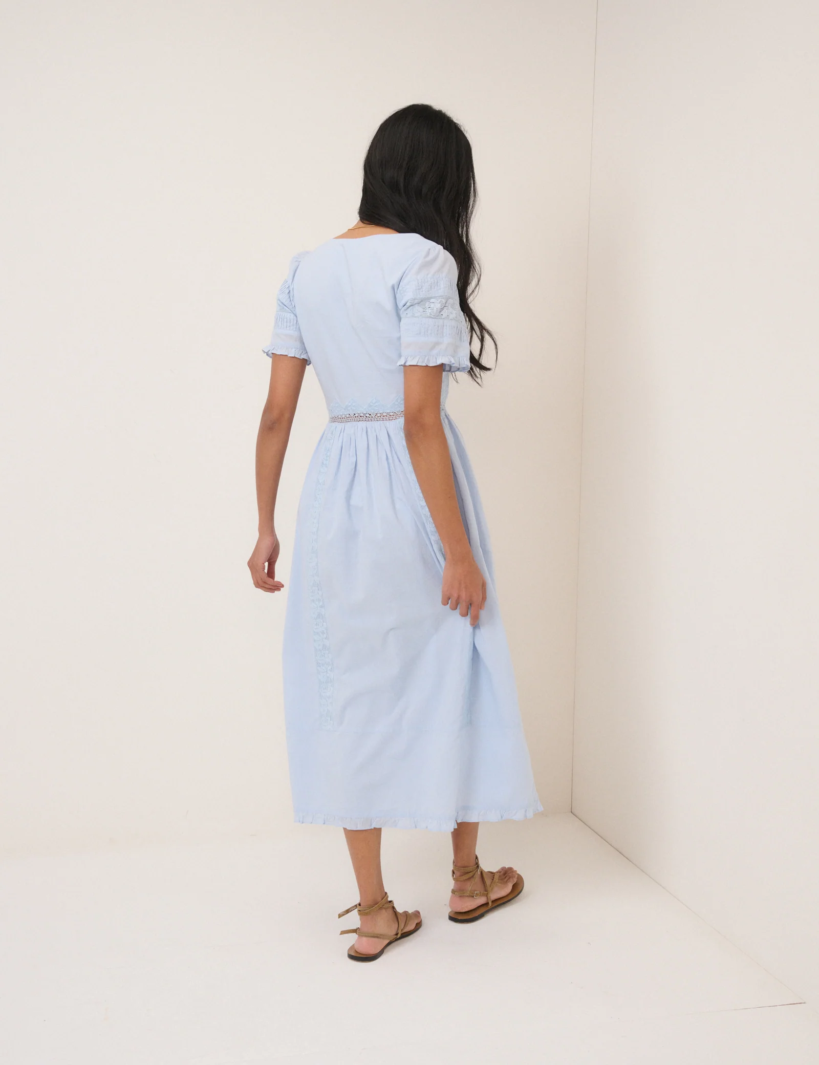 Light Blue Octavia Midi Dress - Image 5
