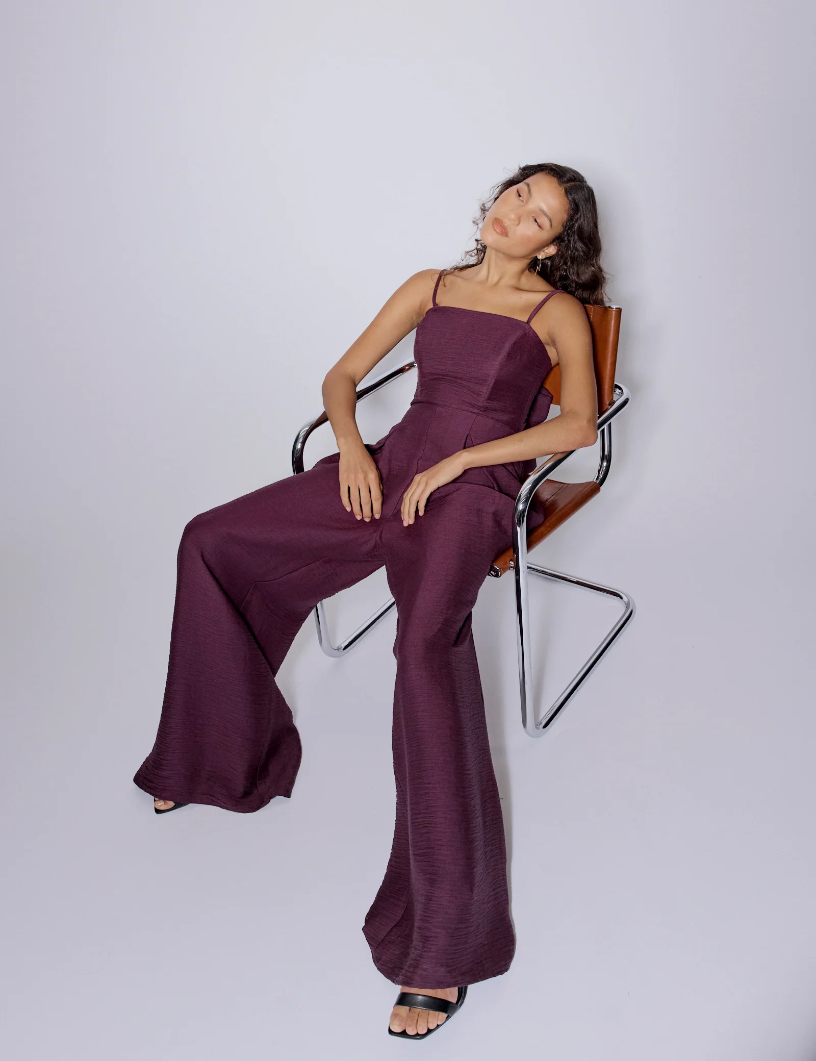 Purple Bandeau Rory Jumpsuit - Image 2