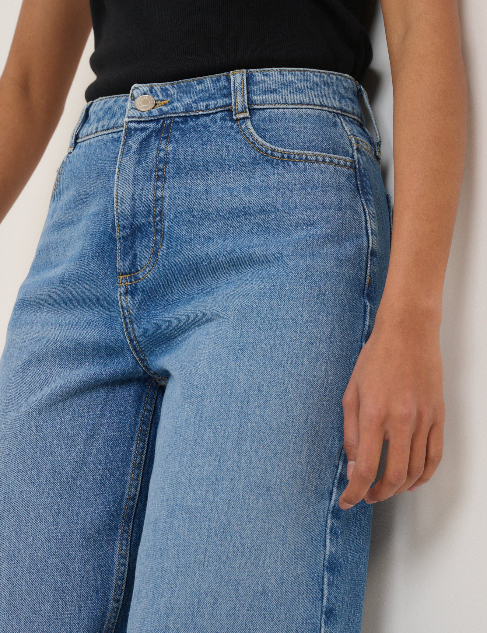 Blue Putney Barrel Leg Jeans - Image 4
