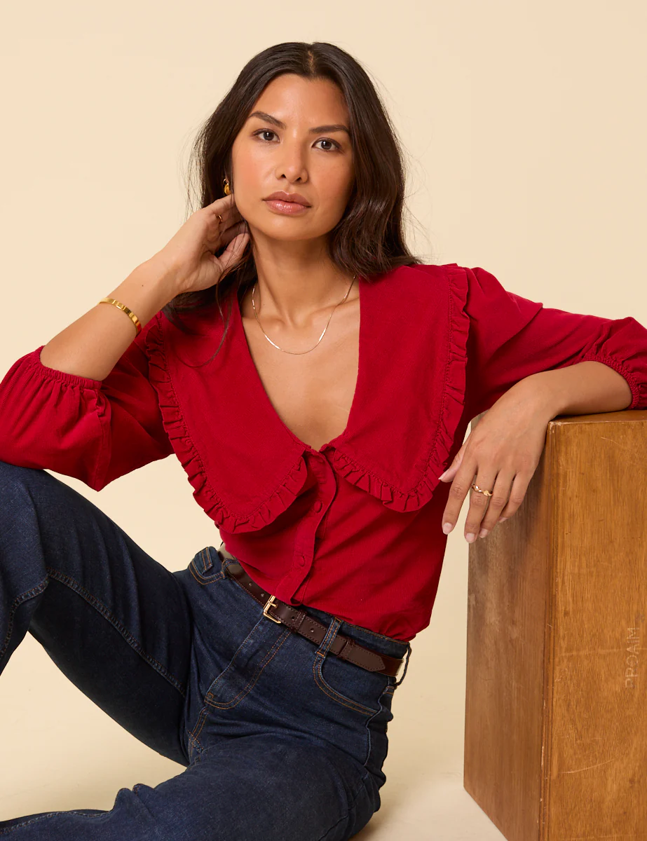 Red Cord Emmie Blouse - Image 4