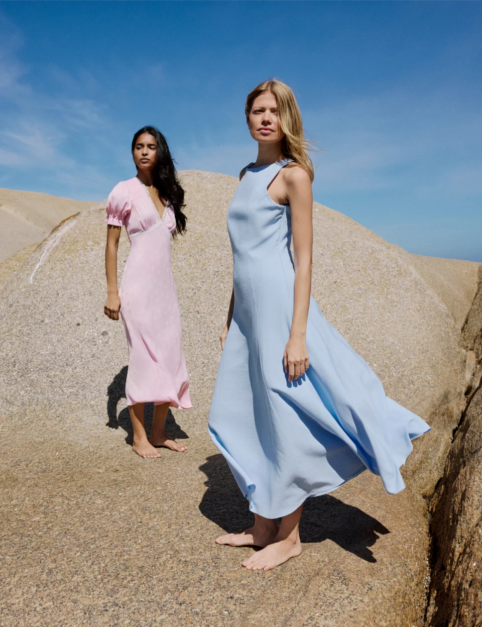 Light Blue Reign Midi Dress - Image 2