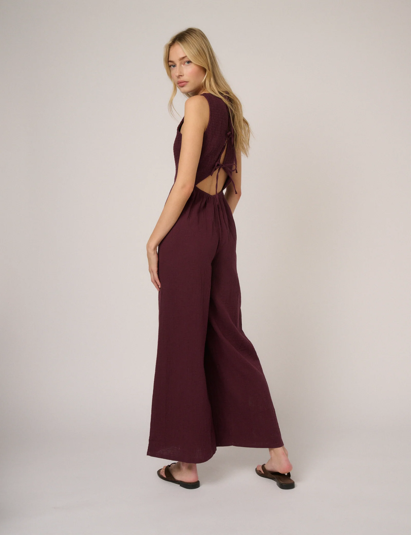 Burgundy Ruth Jumpsuit - Image 4