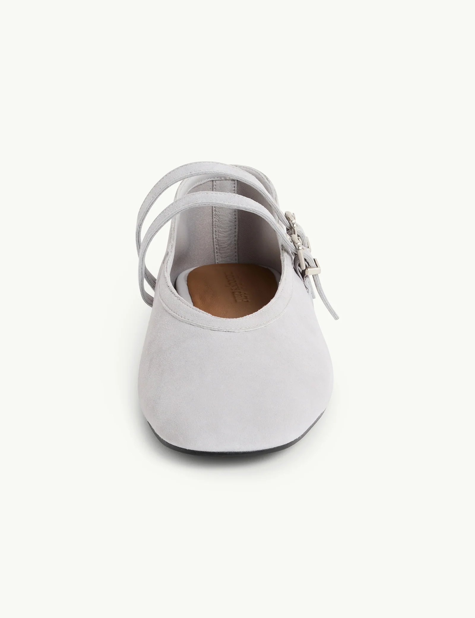 Light Blue Suede Ballet Flats - Image 5