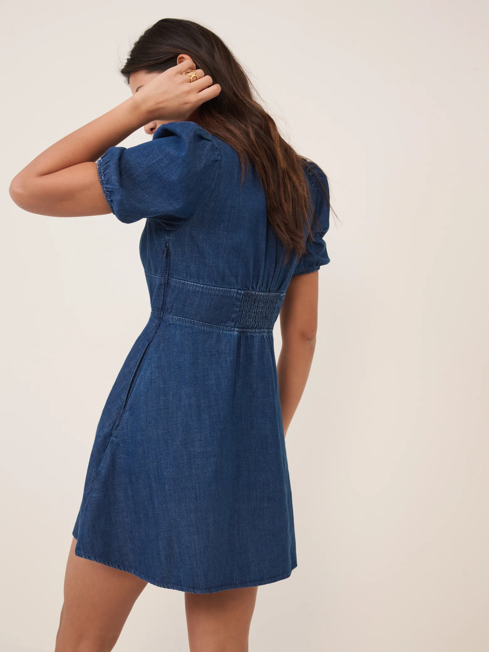 Dark Denim Tulla Mini Dress - Image 5