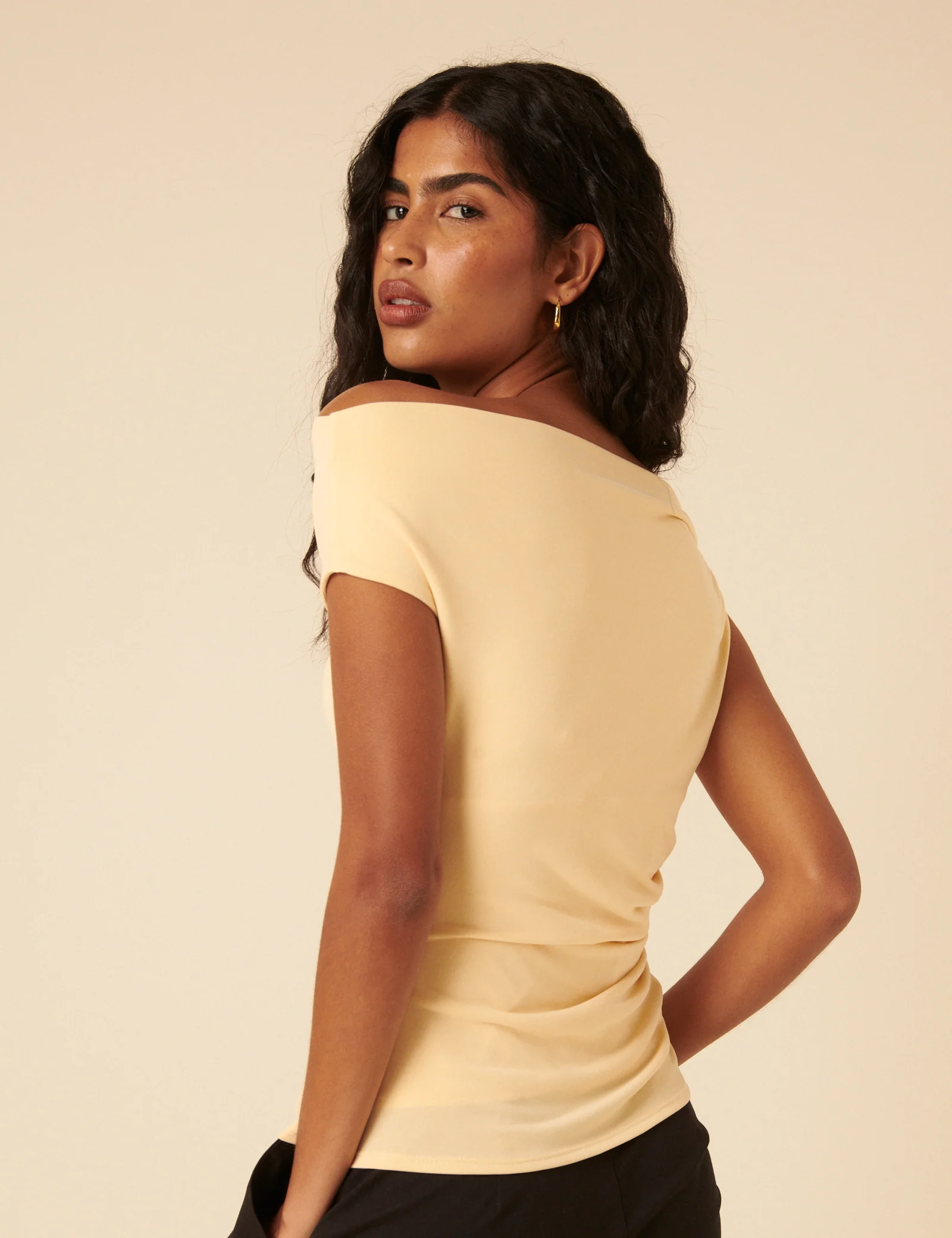 Twist Detail Jersey Top - Image 5