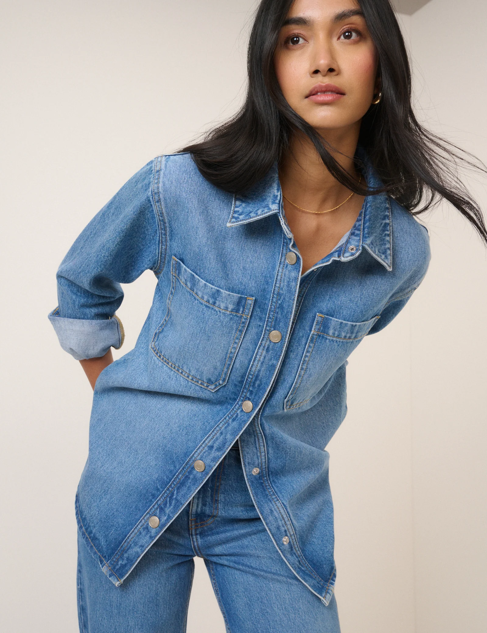 Denim Overshirt - Image 4